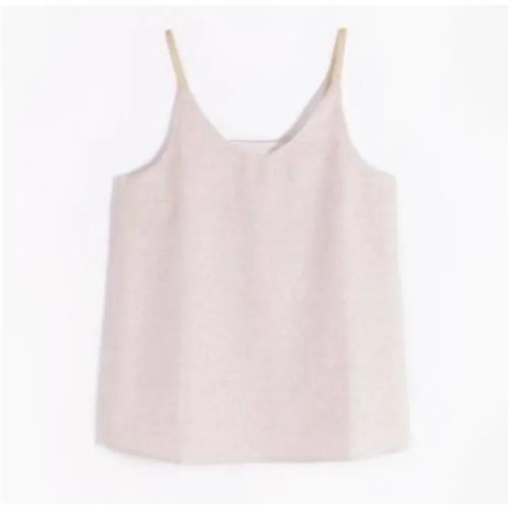 VILAGALLO GINA TANK IN GOLD SIZE 6, EU Size 40 RETAILS $115